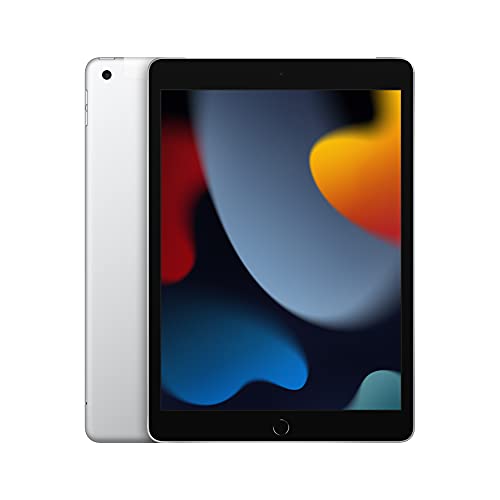 Apple iPad (9th Generation): with A13 Bionic chip, 10.2-inch Retina Display, 64GB, Wi-Fi, 12MP front/8MP Back Camera, Touch ID, All-Day Battery Life – Space Gray