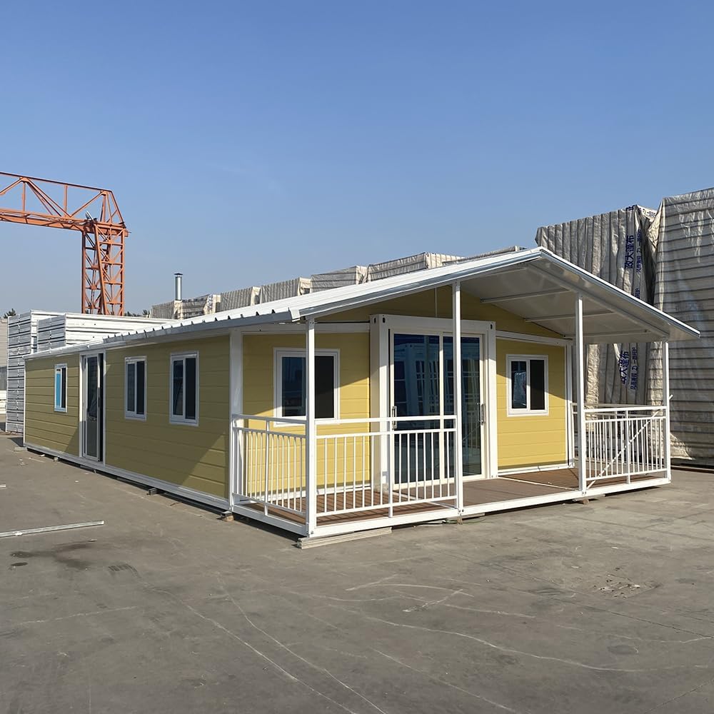Casa contenedor plegable Casa pequeña Casa plegable expandible con 2, 3 y 4 habitaciones y baño Casa pequeña con diseño de lujo para hogares, hoteles y oficinas