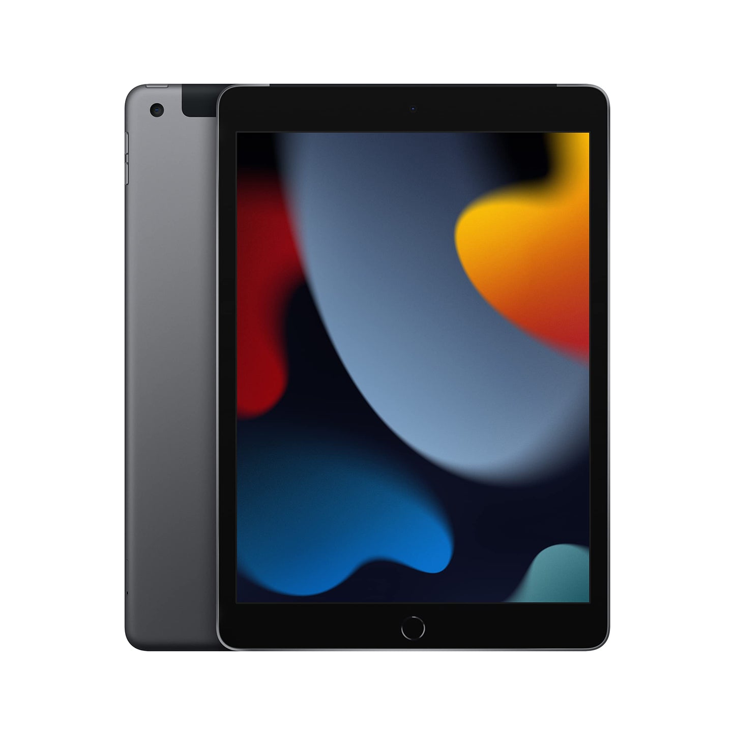 Apple iPad (9th Generation): with A13 Bionic chip, 10.2-inch Retina Display, 64GB, Wi-Fi, 12MP front/8MP Back Camera, Touch ID, All-Day Battery Life – Space Gray