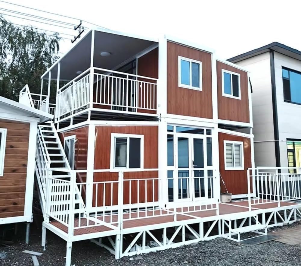 Casa contenedor plegable Casa pequeña Casa plegable expandible con 2, 3 y 4 habitaciones y baño Casa pequeña con diseño de lujo para hogares, hoteles y oficinas