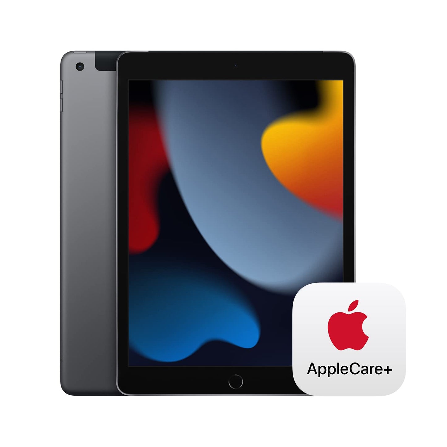 Apple iPad (9th Generation): with A13 Bionic chip, 10.2-inch Retina Display, 64GB, Wi-Fi, 12MP front/8MP Back Camera, Touch ID, All-Day Battery Life – Space Gray