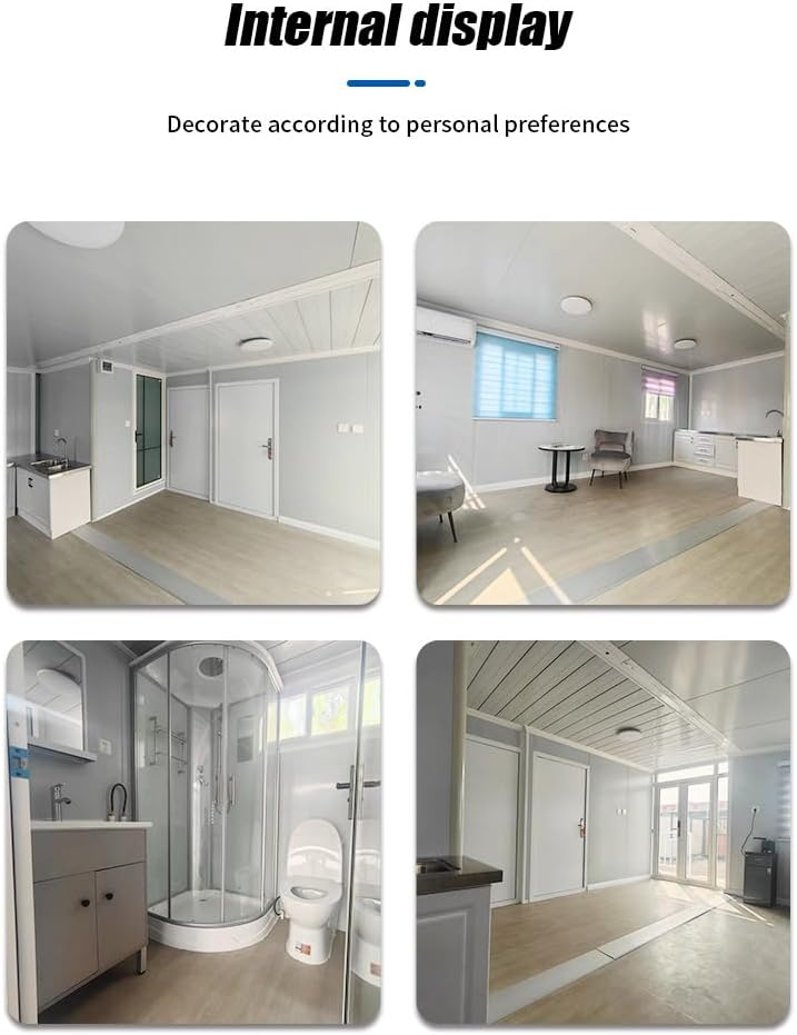Casa Plegable Ampliable de 2 habitaciones 3 habitaciones 4 habitaciones y Baño