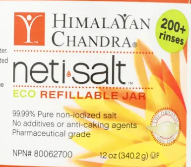 Himalayan Institute Neti Wash Salt – 10 Oz for Optimal Nasal Health
